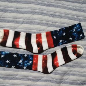AMERICAN EAGLE アメリカ国旗柄 靴下
