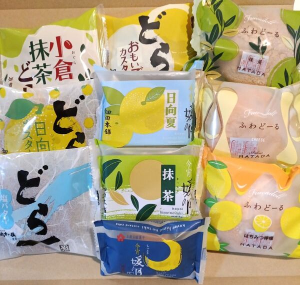ハタダ 【どら一 4種】【ふわどーる3種】【媛の月3種】詰め合わせ 塩バターどら一 在庫少 早い者勝ち