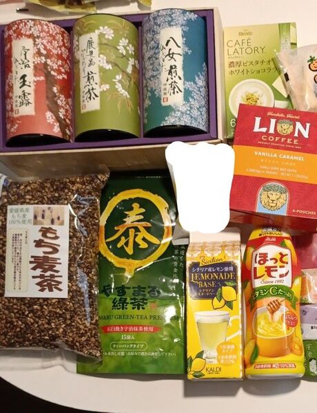 食品詰め合わせセット 愛媛のもち麦茶。やすまる緑茶。