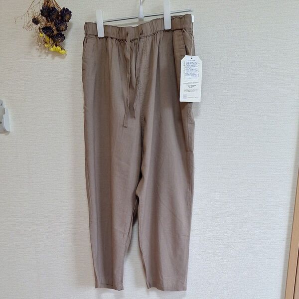 LOGOSDAYS テーパード パンツ Lサイズ 中茶新品タグ付き しまむら
