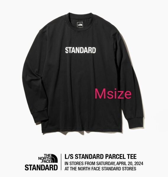 THE NORTH FACE STANDARD L/S STANDARD PARCEL TEE ブラック