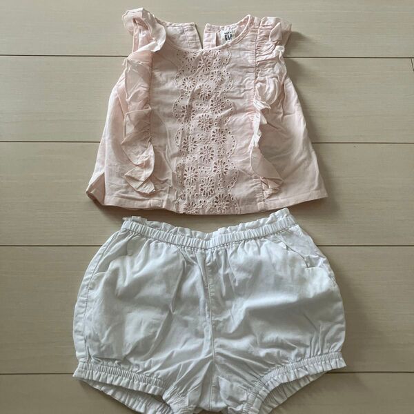 GAP ベビー服 18-24months 上下セット 80 85 上下セット ハーフパンツ