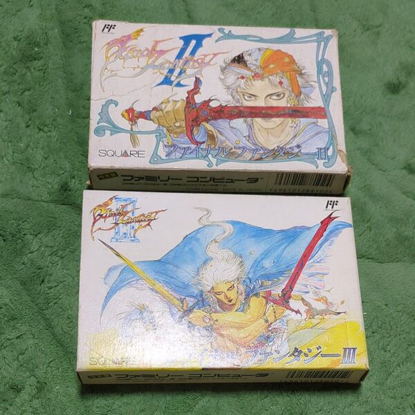 ファミコンソフト ファイナルファンタジーⅡとⅢ箱説明書付