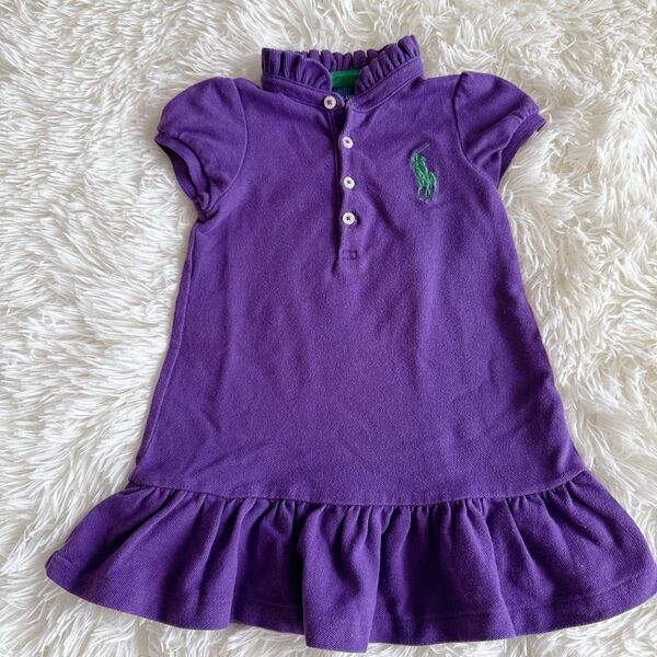 ラルフローレン キッズ 半袖ワンピース RALPH Lauren ベビー服 女の子 キッズ