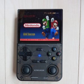 送料無料 K36 ゲーム機 64GB KINHANKクリアブラック R36S RG35XX