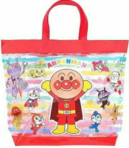 新品 アンパンマン プールバッグ ビニールバッグ スイミングバッグ キッズ 子供 レッスンバック トートバッグ