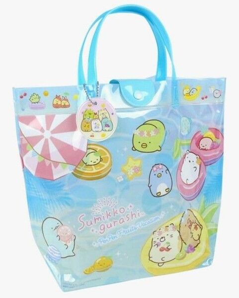 【大特価】すみっコぐらし トートバッグ プールバック プールバック バケット型 幼稚園 子供用 レッスンバッグ すみっこぐらし