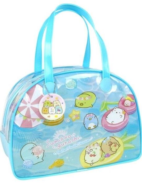 【大特価】すみっコぐらし プールバッグ ボストン型 女の子 キャラクター ボストンバッグ 防水 すみっこぐらし