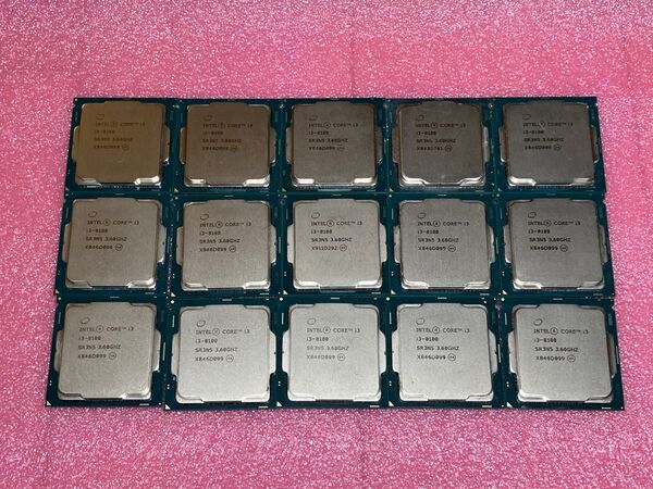 15個 Intel Core i3 8100 3.6GHz LGA1151 CPU 第8世代 4コア