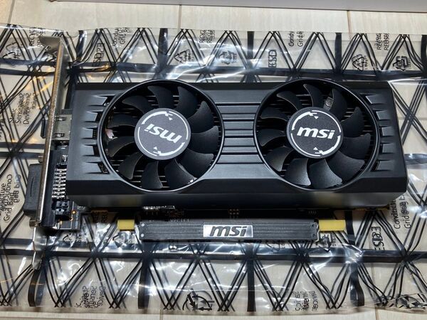 MSI Radeon RX 550 4GT LP OC ロープロファイル 補助電源不要 ビデオカード