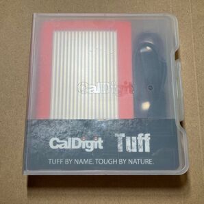 CalDigit tuff 外付けHDD USB Type-C レッド 2TB / ポータブル ハードディスク HDD