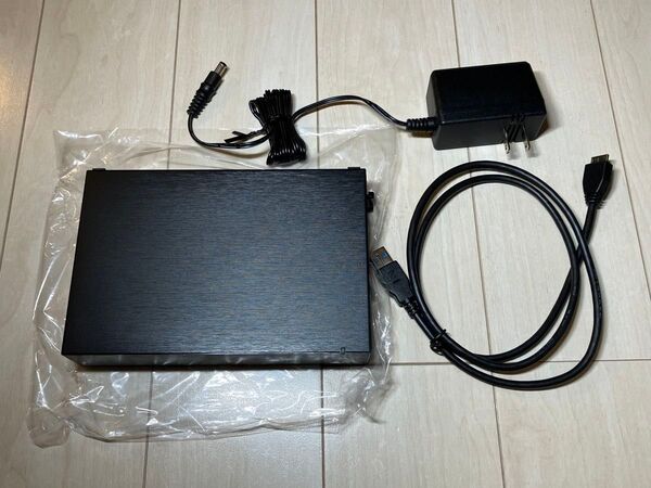 BUFFALO 外付けハードディスク ケース 単体 (HDD無し) ACアダプター USBケーブル バッファロー USB3.0