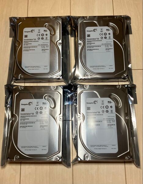 Seagate ST500NM0011 500GB 3.5インチ HDD 4個