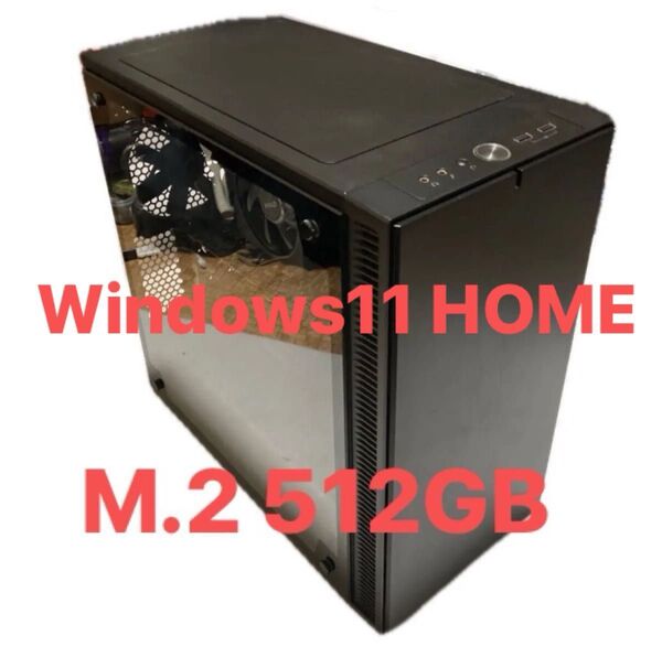 ゲーミングPC Ryzen7 3700X RX6600XT メモリー 32GB m.2 512GB 清掃済み