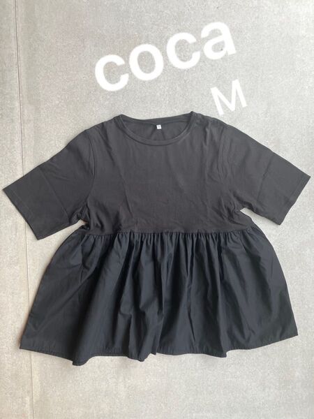 coca コカ ブラック チュニック Mサイズ