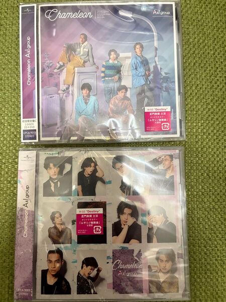 通常盤、初回限定盤C DVD付 Aぇ! group CD+DVD/Chameleon 25/6/18発売