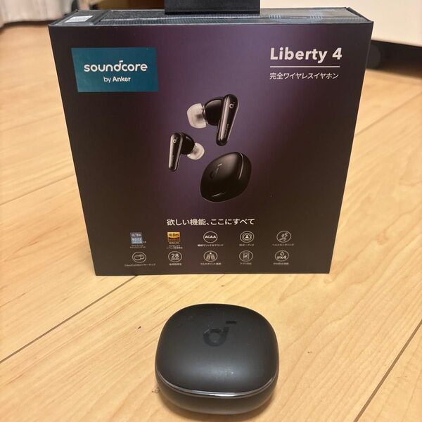 Soundcore Liberty 4 完全ワイヤレスイヤホン ブラック ジャンク品
