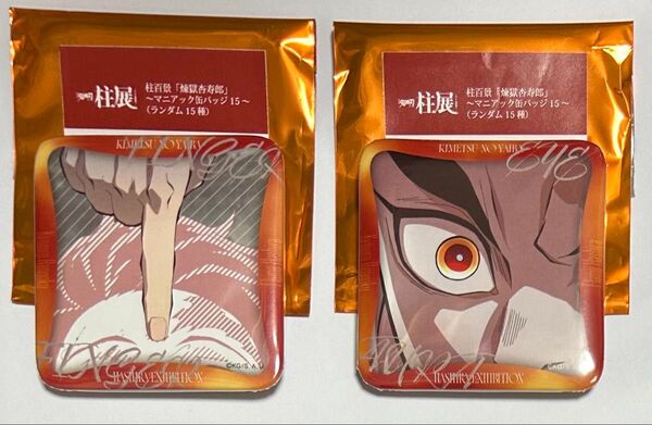 柱展 柱百景 煉獄杏寿郎 マニアック缶バッジ 鬼滅の刃