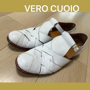 VERO CUOIO /メンズ/ホワイト レザー