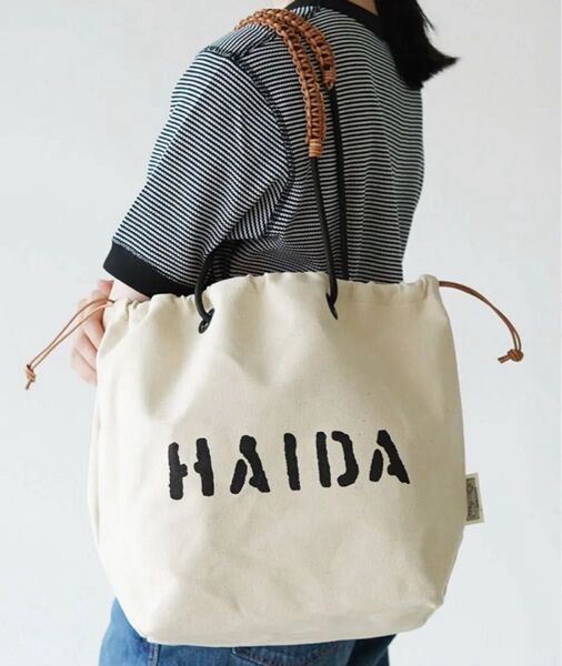 お買い得 HAIDA ハイダ キャンバス トートバッグ トゥヒル コレクション 2WAY キャンパス地 ショルダーバッグ