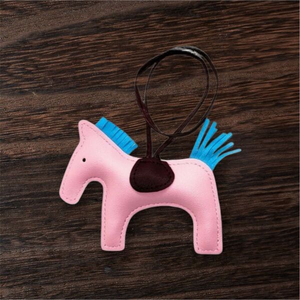 ロデオチャーム ポニー ペガサス 馬 ブラウン バッグチャーム キーホルダー チャーム ストラップ 小物