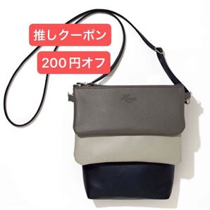 大人のおしゃれ手帖 付録のみ Harriss ハリス 大中小のポーチが連結! トリプル ショルダーバッグ 送料込み