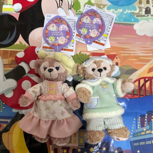 フォールズサウンドインビテーション ぬいぐるみバッジ シェリーメイ ダッフィー タグ付