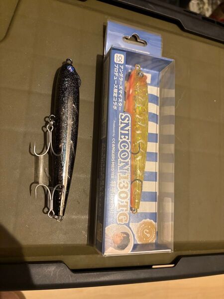 ブルーブルー スネコン130tg ハイスペース未使用ですがルアーボックスいれてたんで傷スレあると思います。2セットです。