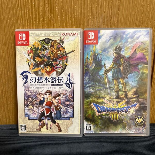 【Switch】 ドラゴンクエストIII そして伝説へ…、幻想水滸伝 I&II 2本セット