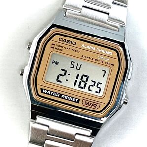 カシオ A158WEAゴールド文字盤 流通限定モデル チープカシオ