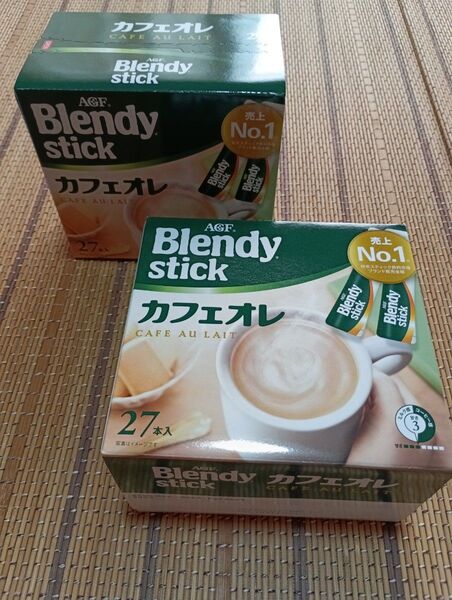 AGF ブレンディ スティック カフェオレ 27本入り×2箱分54本