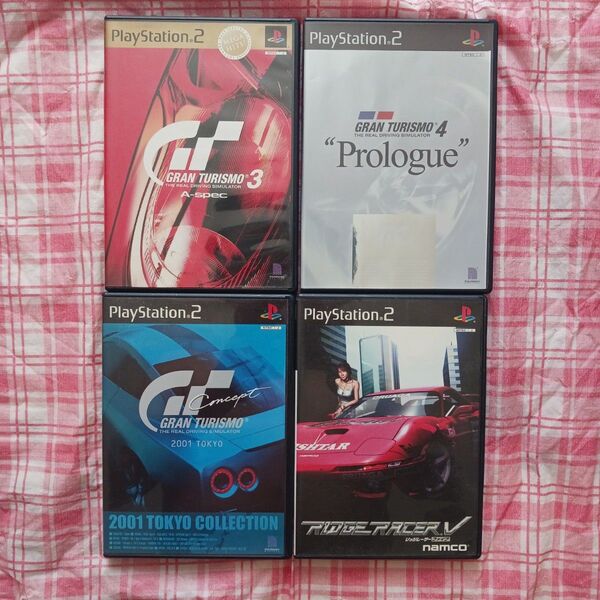PS2 グランツーリスモ 3 4 Prologue Concept 2001 Tokyo Collection リッジレーサーV