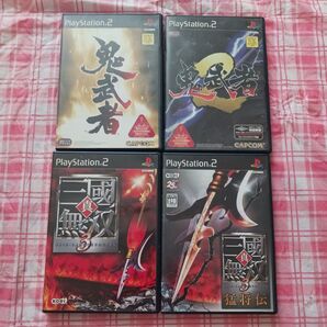 鬼武者 1 2 真・三國無双 3 猛将伝 PS2 4本セット 真 三國無双 プレステ2 鬼武者1 鬼武者2 真三國無双 三國無双3