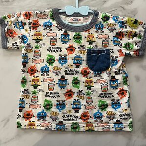 夏服 男の子 モンスター柄Tシャツ キッズ 90㎝ 100㎝