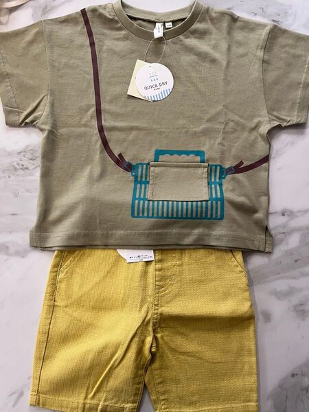 Tシャツ ズボン コーデセット 100㎝ 男の子 キッズ 新品 タグ付け