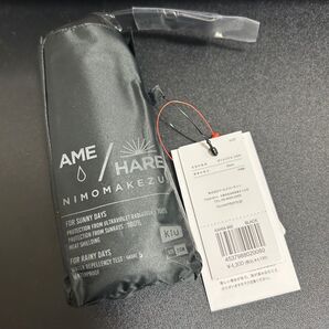 KiUコンパクト 晴雨兼用傘 折り畳み傘 日傘 アメニモマケズ, ハレニモマケズ. KAH04 ブラック