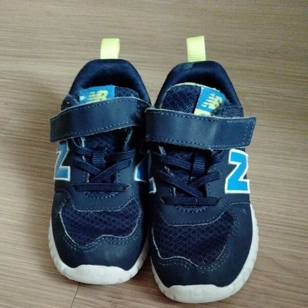 ニューバランスNew Balance NB57F キッズ スニーカー マジックテープ ネイビー 15.5センチ