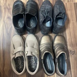 介護用シューズ4足セット