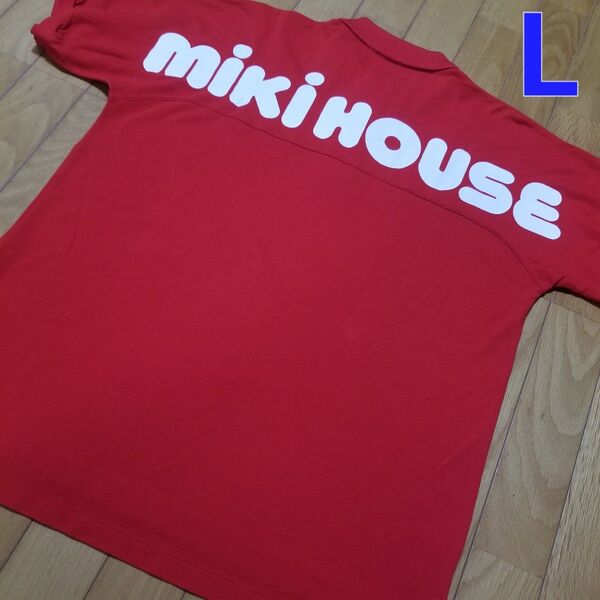 miki HOUSE MEN'S ロゴポロシャツ