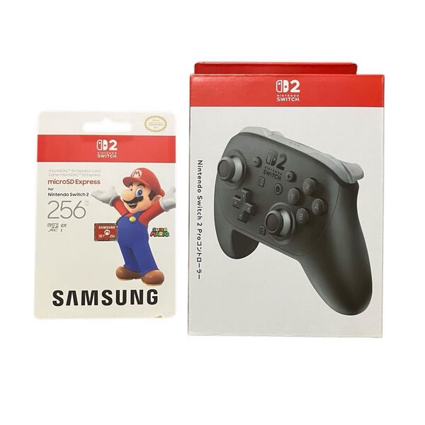 Nintendo Switch 2 ProコントローラーµSD Express 256GB