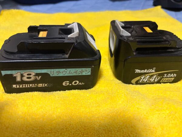 マキタ 14.4V と似た18vバッテリー