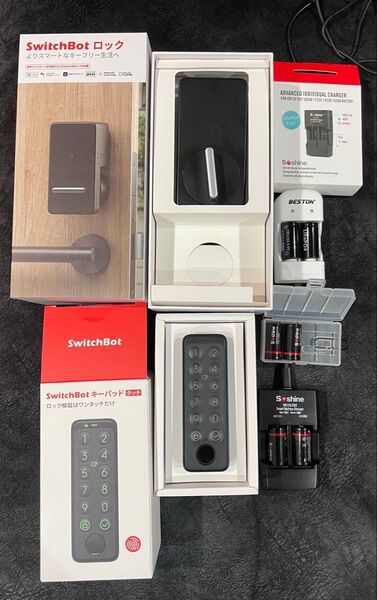 SwitchBot スマートロック&キーパッドセット充電器おまけ