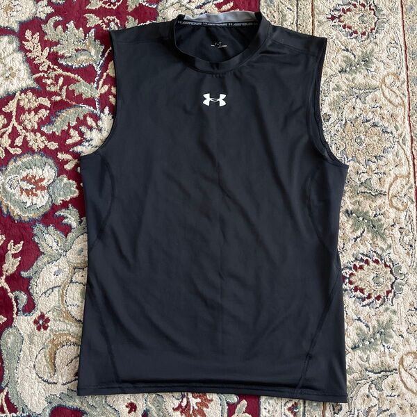 XXL UNDER ARMOUR トレーニングウェア ノースリーブ 黒 メンズ