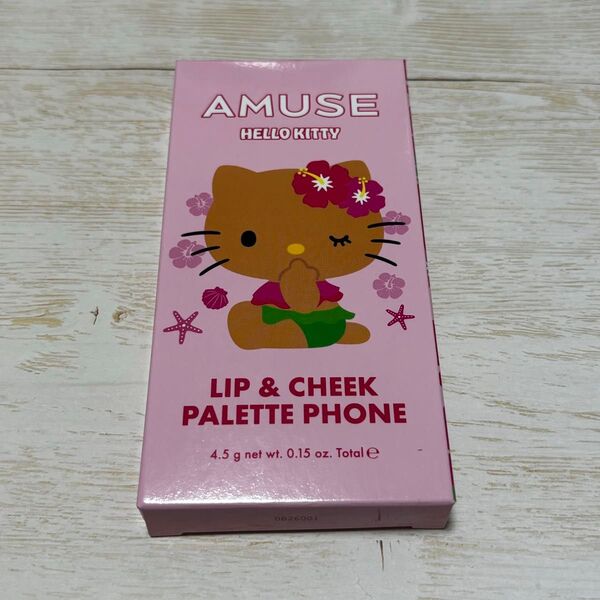 AMUSE リップ&チークパレットフォン 01 ピーチコーラル 日焼けハローキティ 限定エディション