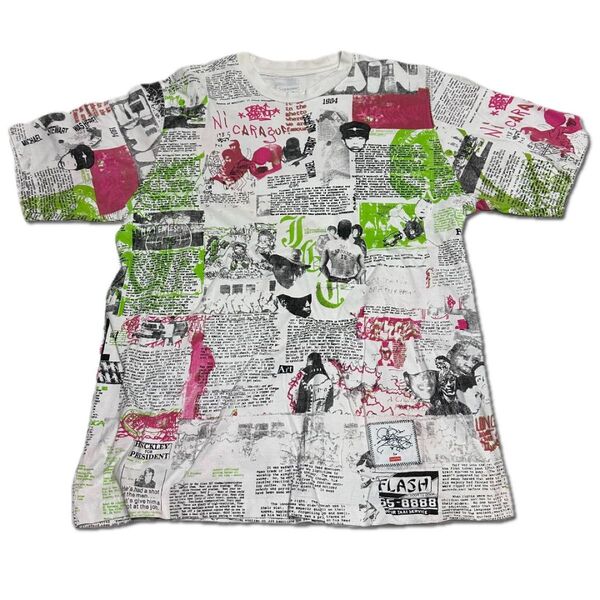 【Used】Supreme シュプリーム グラフィックTシャツ 1984年 M 白 ホワイト 古着