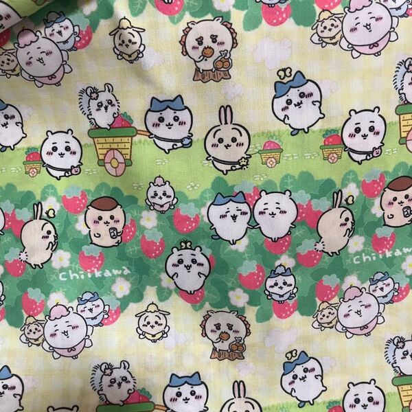生地 約140×50cm いちご狩り