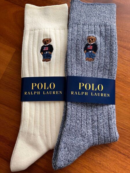 ポロラルフローレン POLO RALPH LAUREN ポロベア ソックス 2足セット 靴下 25〜27cm