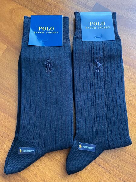 ポロラルフローレン POLO RALPH LAUREN ビジネスソックス 2足セット 靴下 25〜27cm
