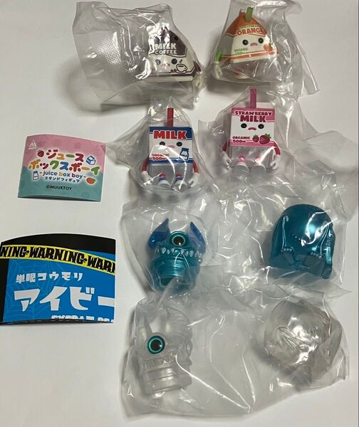 ジュースボックスボーイ アイビー フィギュア ガチャガチャ 6点セット