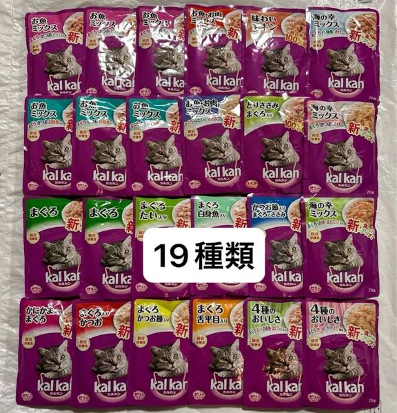 カルカンパウチ ゼリー仕立てなど 成猫用総合栄養食ウェットフード 24袋 キャットフード